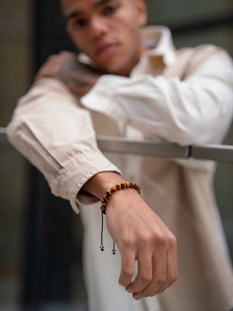 Tigers Eye Beaded Bracelet - Bali - Maven Couture IncBeaded Bracelet