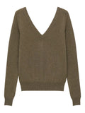 Saint Laurent Women V-Neck Cashmere Sweater - Maven Couture IncTops / Sweaters & Pullovers