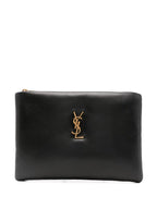 Saint Laurent Women Calypso Small Pouch In Lambskin - Maven Couture IncHandbags / Shoulder Bags