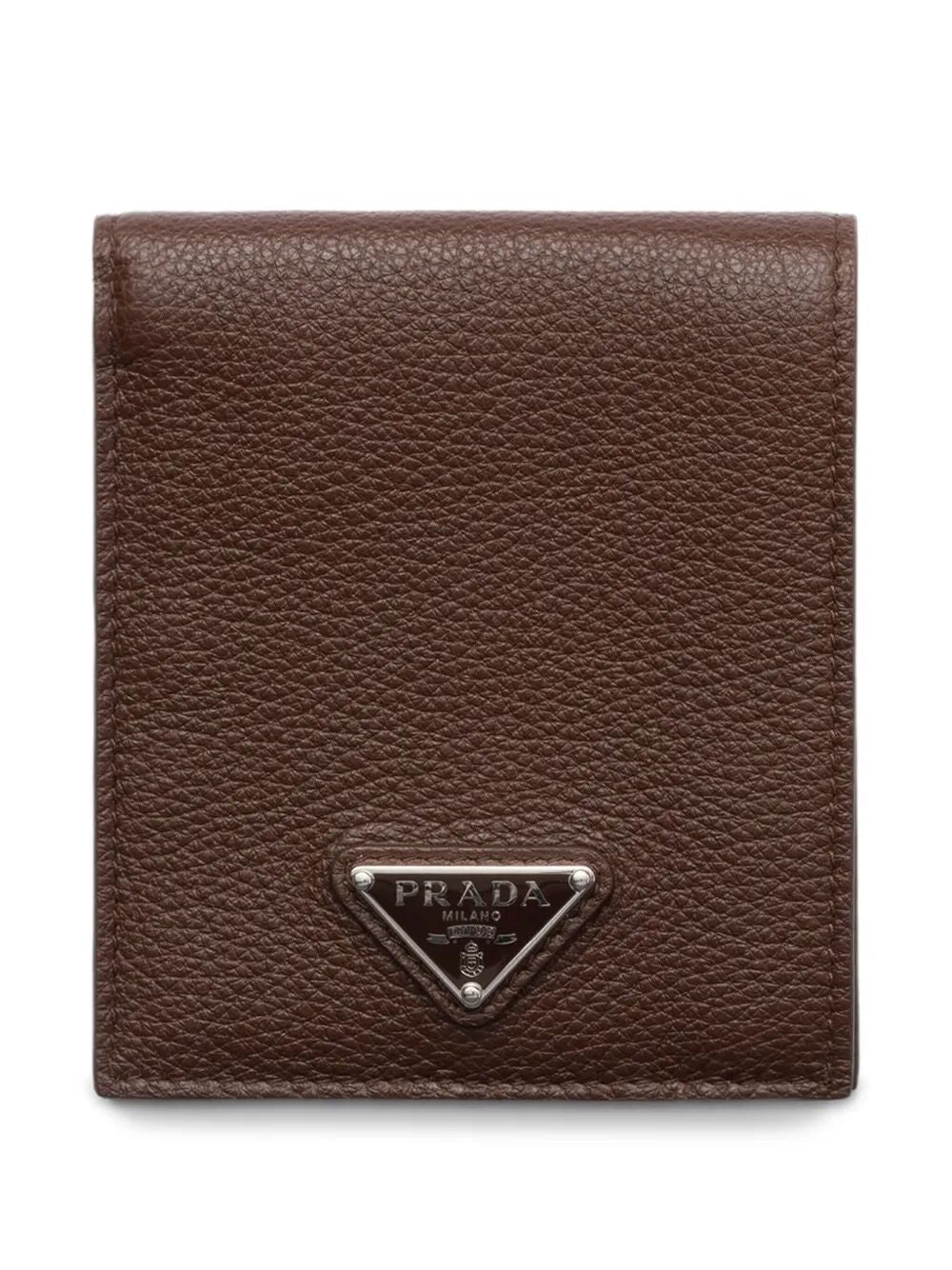 Prada Men Grained Leather Bi-Fold Wallet - Maven Couture IncAccessories / Wallets