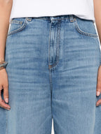 Givenchy Women Cocoon Logo-Patch Jeans - Maven Couture IncBottoms / Pants
