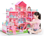 Pink villa dollhouse playset — product image 5