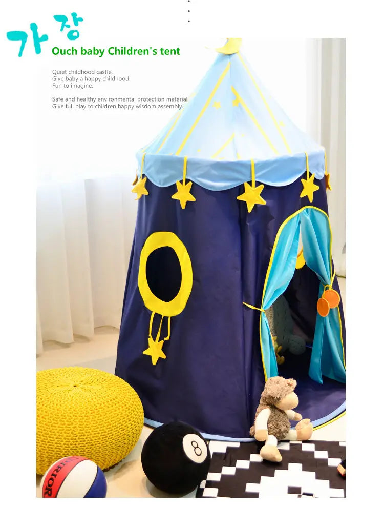 Enchanted castle tent play house for imaginative adventures