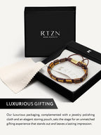 Tigers Eye Beaded Bracelet - Havana - Maven Couture IncBeaded Bracelet
