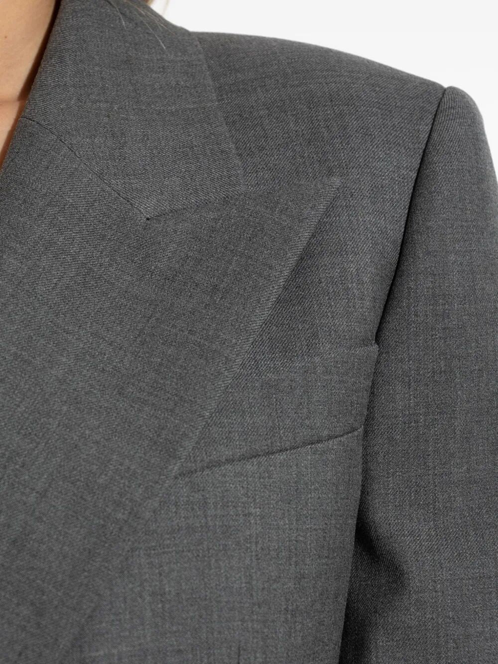 Givenchy Women Double-Breasted Wool Structured Jacket - Maven Couture IncOuterwear / Jackets