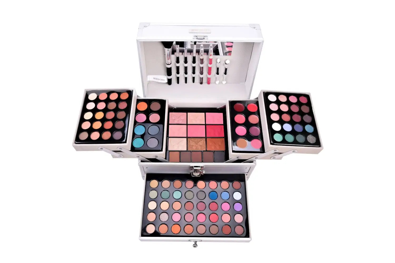 Vibrant eye shadow and blush set for luxury fashion enthusiasts