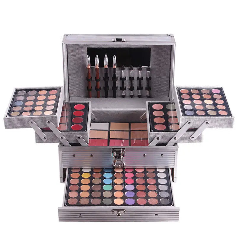 Multifunctional makeup artist kit for luxury fashion enthusiasts