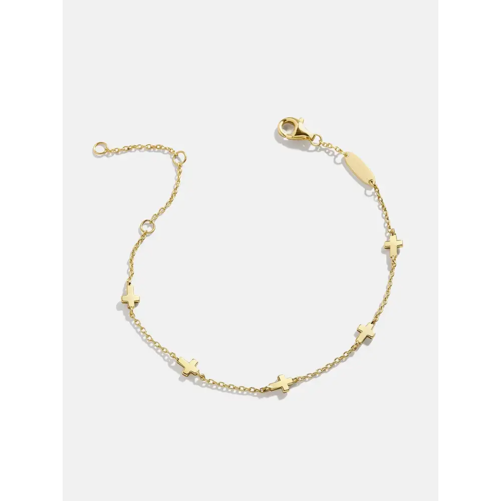 Eternal elegance gold-plated titanium steel bracelet for luxury fashion $10.99 indulge in the allure of sophistication