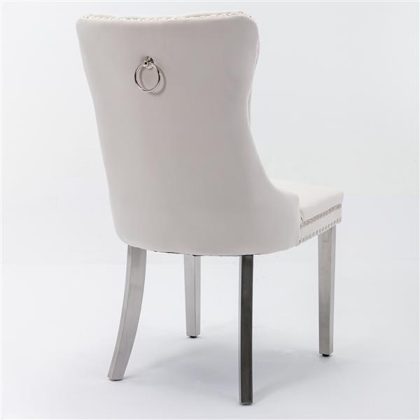 Elevate your space with luxurious velvet upholstered dining chairs