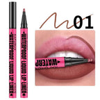 1PC Liquid Matte12-Color Lipliner Pencil Waterproof Plumping Stain Lipstick Natural Lip Liner Outline Lips Contour Makeup