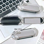 1pc Portable Compact Comb With Airbag And Handheld Makeup Mirror, Air Cushion Comb Ideal For Daily Use And Travel Hair Brush
