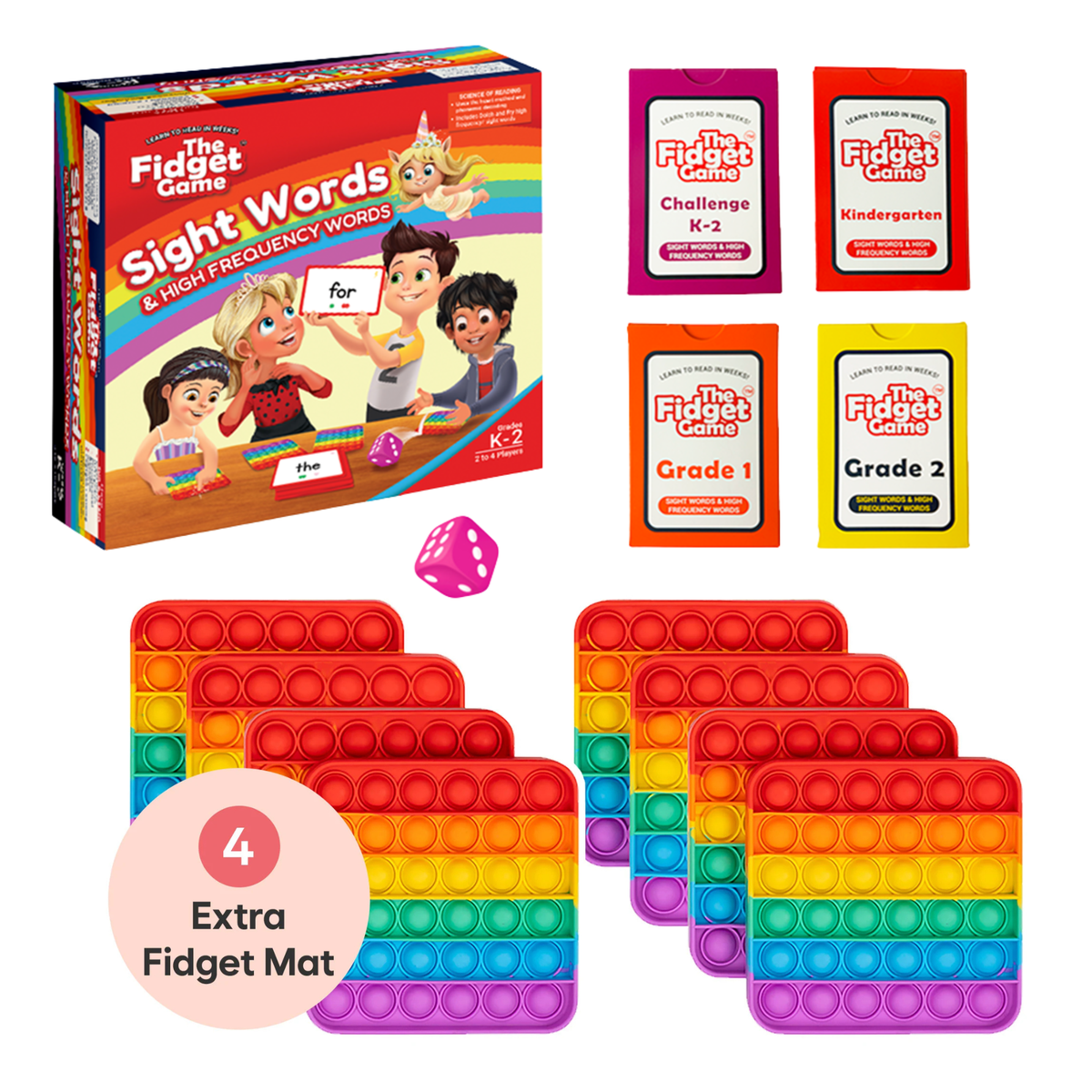 Sight Words + Extra Rainbow Mats - Maven Couture Inc