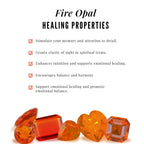 2.7 Carat Fire Opal Pendant Necklace with Diamond Halo