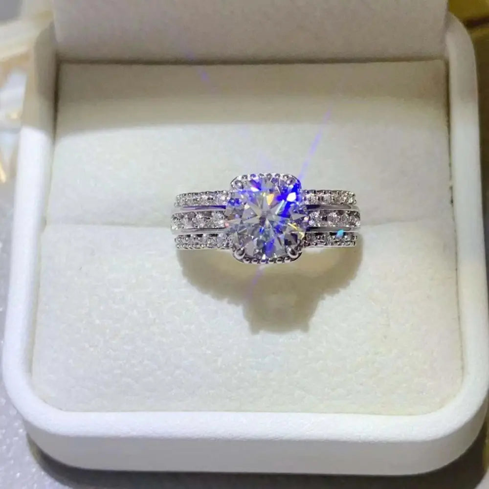 Captivating moissanite ring redefining luxury fashion for woman $128 each exquisite piece of moissanite jewelry over