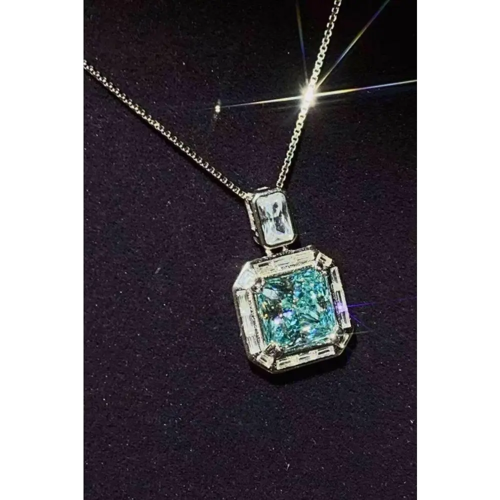 Radiate elegance with our 2 carat moissanite pendant necklace $240 moissanite jewelry over 0.3 carats comes