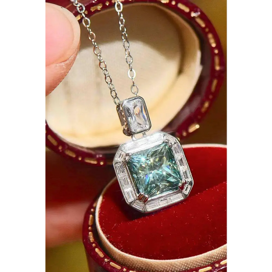 Radiate elegance with our 2 carat moissanite pendant necklace $240 moissanite jewelry over 0.3 carats comes