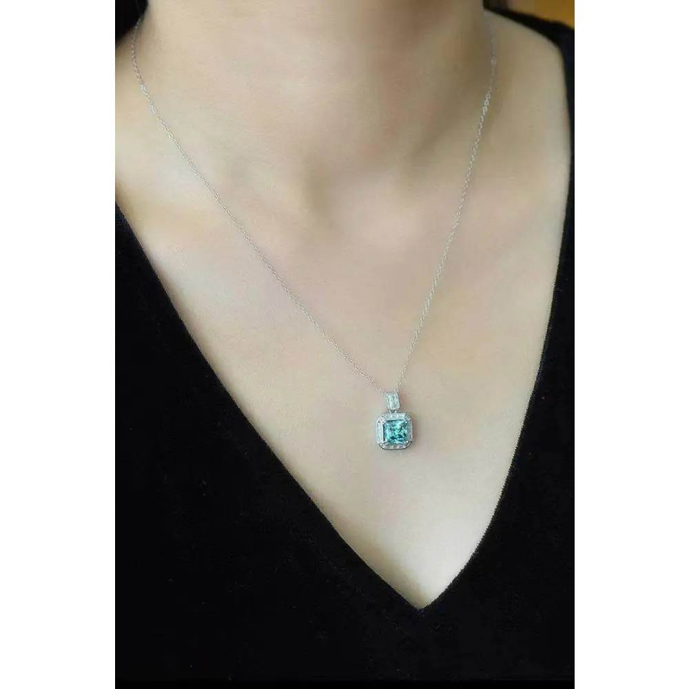 Radiate elegance with our 2 carat moissanite pendant necklace $240 moissanite jewelry over 0.3 carats comes