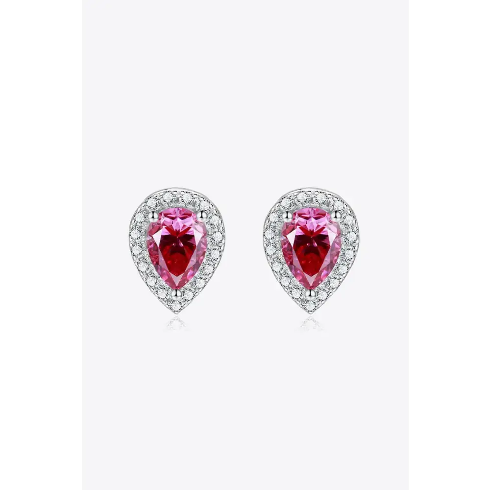 Exquisite 2 carat moissanite teardrop earrings for luxury fashion women $99 modern exquisite teardrop opulent 925