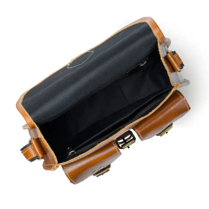 2-Pocket Leather Sling For Women