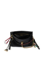 Prada Women Prada Soft Sound Large Leather Shoulder Bag With Charms