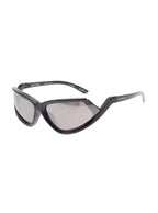 Balenciaga Women 'Side Xpander' Black With Logo Lettering On The Temples In Nylon Woman - Maven Couture IncAccessories / Sunglasses