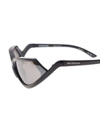 Balenciaga Women 'Side Xpander' Black With Logo Lettering On The Temples In Nylon Woman - Maven Couture IncAccessories / Sunglasses