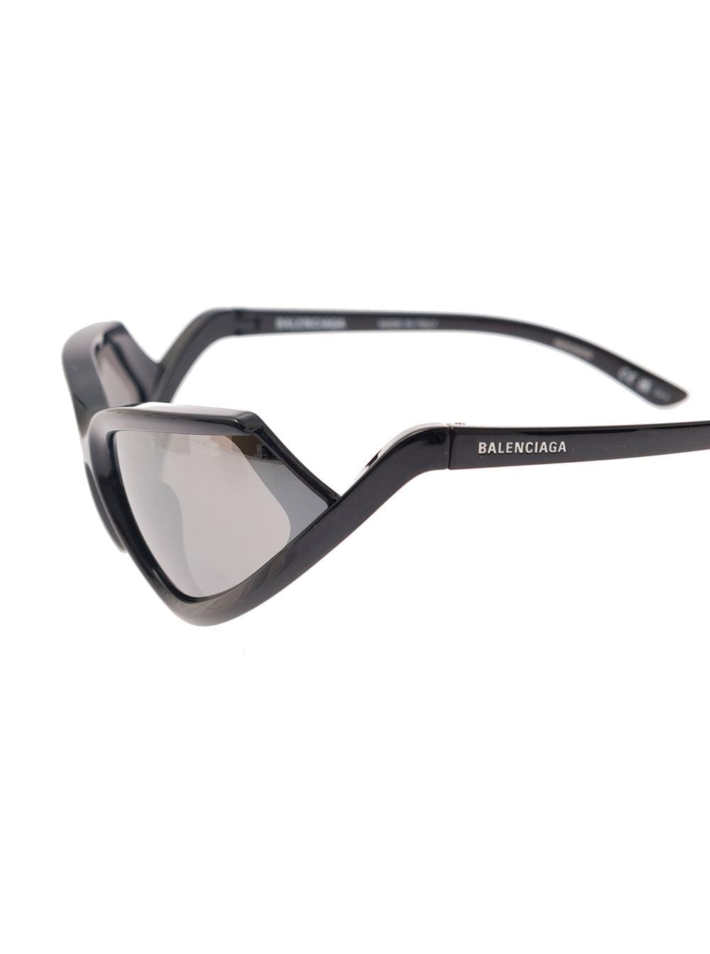 Balenciaga Women 'Side Xpander' Black With Logo Lettering On The Temples In Nylon Woman - Maven Couture IncAccessories / Sunglasses