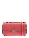Gucci Women 'Petite Gg' Mini Pink Shoulder Bag With Double G Detail In Leather Woman - Maven Couture IncHandbags / Cross Body Bags