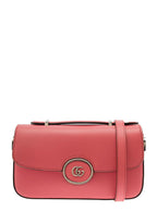 Gucci Women 'Petite Gg' Mini Pink Shoulder Bag With Double G Detail In Leather Woman - Maven Couture IncHandbags / Cross Body Bags