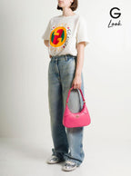 Gucci Women Small Pink Aphrodite Shoulder Bag In Leather Woman - Maven Couture IncHandbags / Cross Body Bags