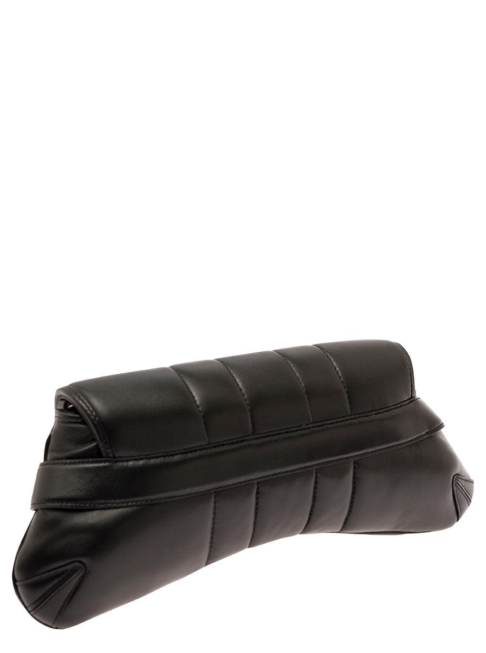 Gucci Women 'Medium Gucci Horsebit' Black Shoulder Bag With Maxi Horsebit In Leather Woman - Maven Couture IncHandbags / Cross Body Bags