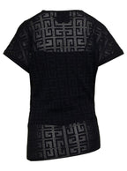 Givenchy Women Black Top With Draped Neckline In Viscose Woman - Maven Couture IncTops / Tee Shirts