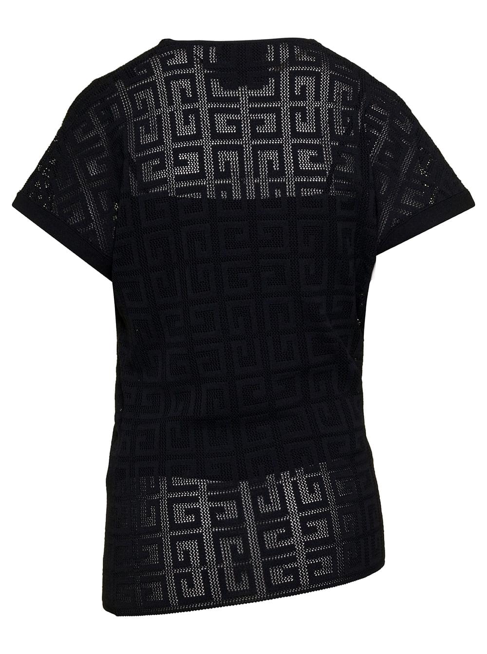 Givenchy Women Black Top With Draped Neckline In Viscose Woman - Maven Couture IncTops / Tee Shirts