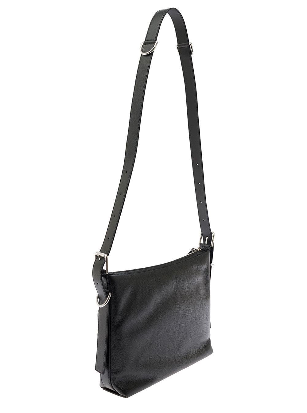 Givenchy Men 'Voyou' White Crossbody Bag With Logo And Buckle Detail In Leather Man - Maven Couture IncHandbags / Cross Body Bags