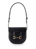 Gucci Women 'Gucci Horsebit 1955' Mini Black Shoulder Bag With Horsebit Detail In Leather Woman - Maven Couture IncHandbags / Cross Body Bags