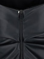 Sportmax Women 'Lindsey' Black Bandeau Top With V-Neck On The Back In Tech Fabric Woman - Maven Couture IncTops / Tee Shirts