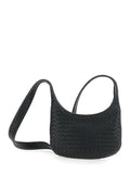 Bottega Veneta Men 'Veneto' Black Shoulder Bag With Fixed Shoulder Strap And All-Over Intrecciato Motif In Leather Man - Maven Couture IncHandbags / Cross Body Bags