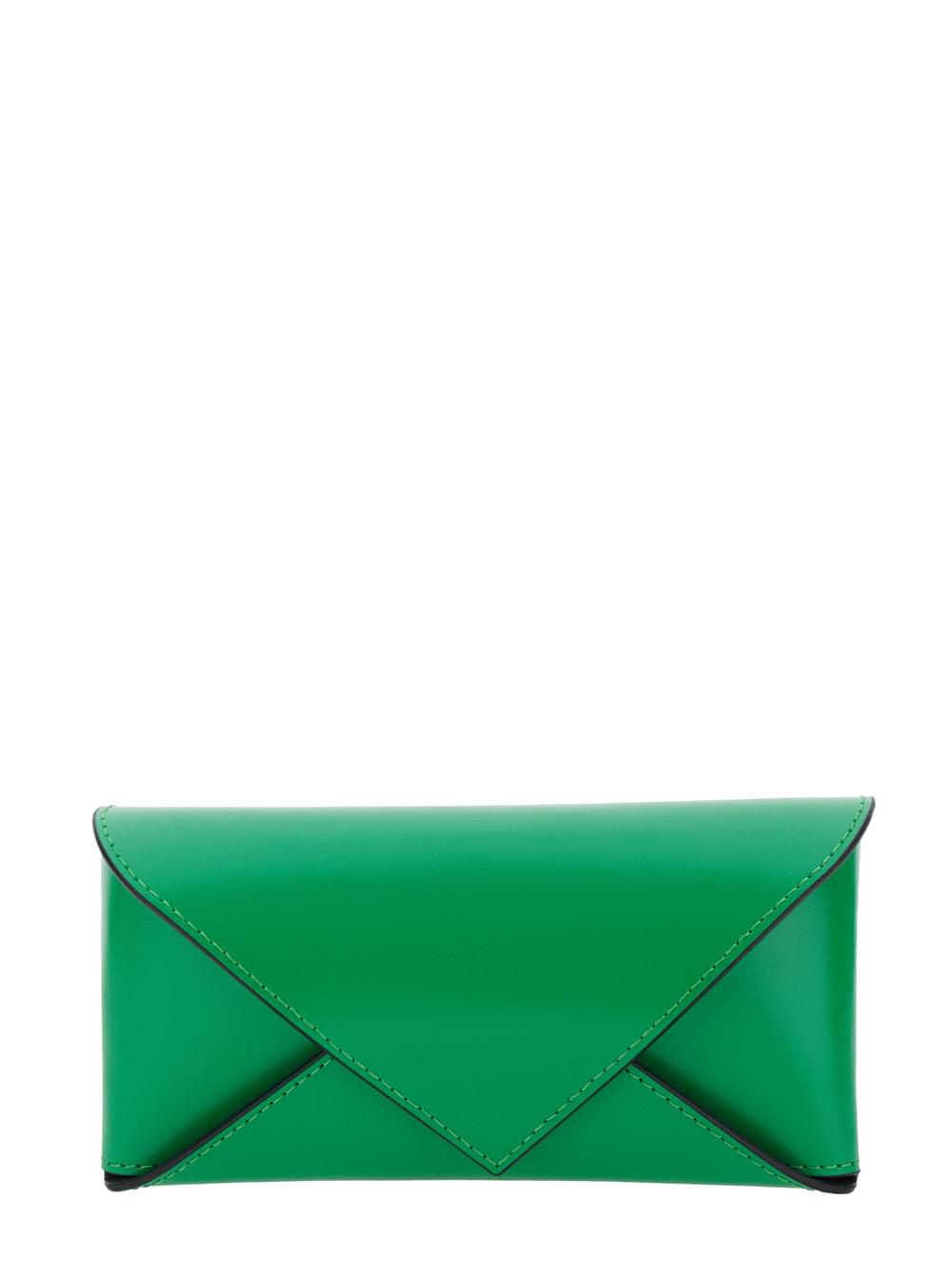 Bottega Veneta Women Green Sunglasses With Cat-Eye Design And Knot Detail On The Temples In Metal Woman - Maven Couture IncAccessories / Sunglasses