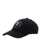 Moncler Women Black Baseball Cap With Logo Embroidery On The Front In Cotton Woman - Maven Couture IncAccessories / Miscellaneous
