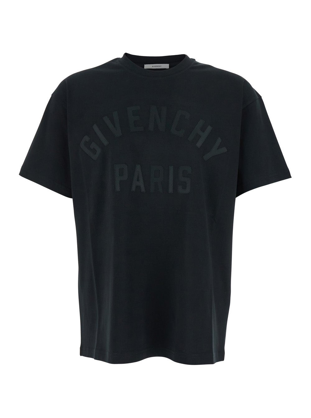Givenchy Men Black T-Shirt "T-Shirt With Maxi Logo On The Front In Cotton" Men - Maven Couture IncTops / Tee Shirts