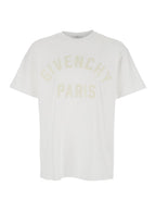 Givenchy Men White T-Shirt With Maxi Logo On The Front For Men - Maven Couture IncTops / Tee Shirts