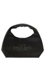 Marc Jacobs Women Shoulder Bag 'The Sack' With Logo Embossed In Black Pebbled Leather For Women - Maven Couture IncHandbags / Cross Body Bags