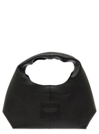 Marc Jacobs Women Shoulder Bag 'The Sack' With Logo Embossed In Black Pebbled Leather For Women - Maven Couture IncHandbags / Cross Body Bags
