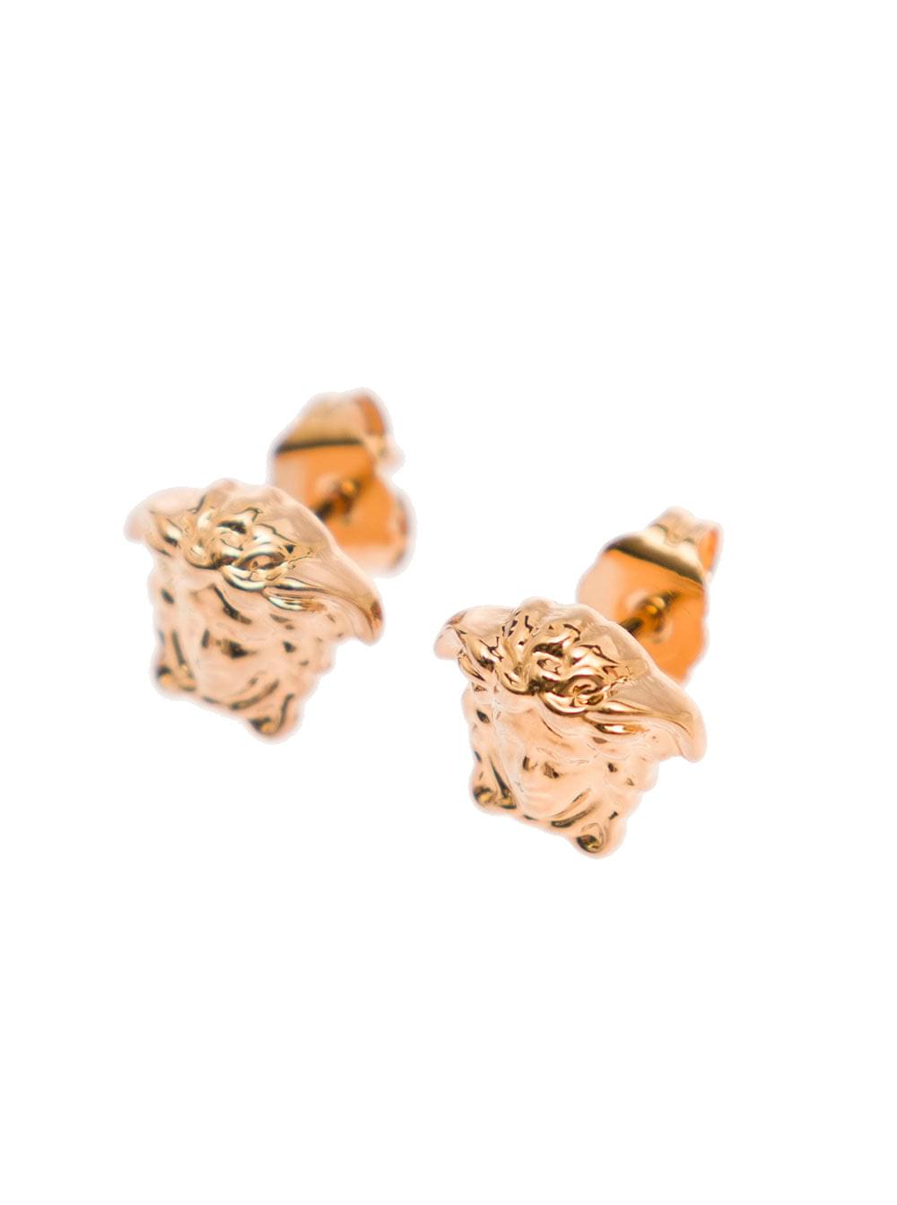 Versace Men Earrings 'Medusa Head' Gold Color In Brass - Maven Couture IncAccessories / Miscellaneous