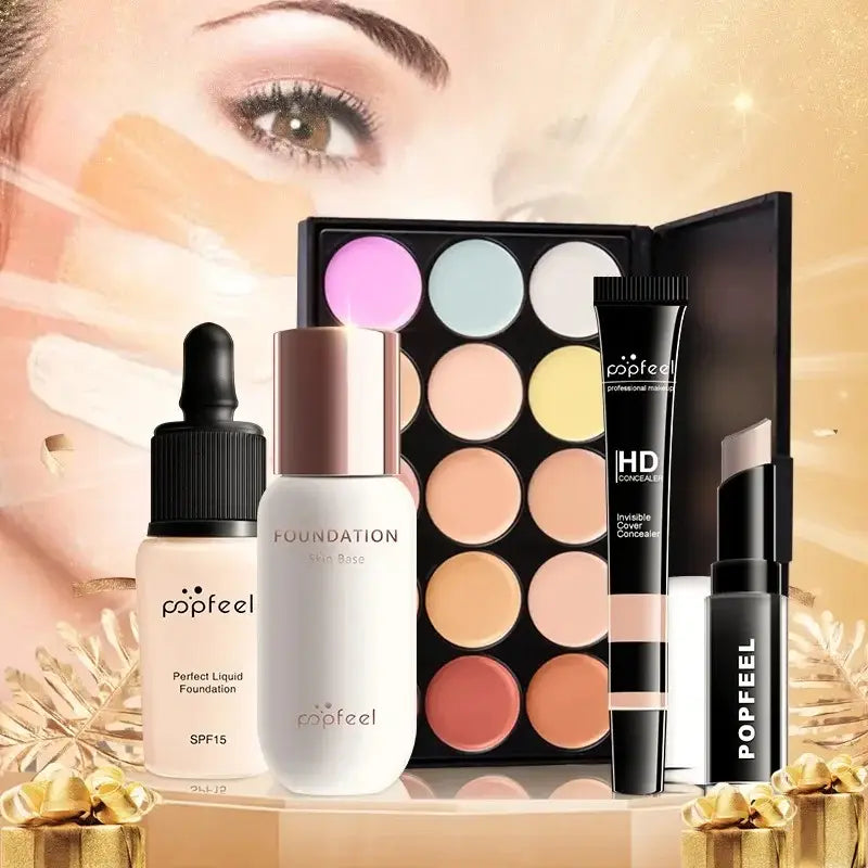 Luxury fashion for women beginner makeup set in elegant gift box