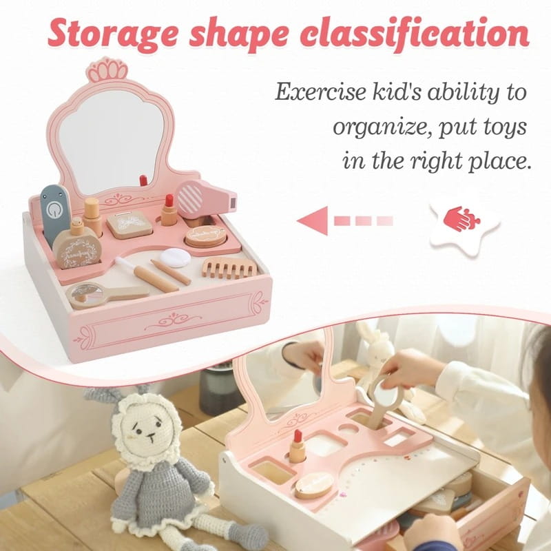 Nordic style girl princess play house for luxury fashion and imaginative play