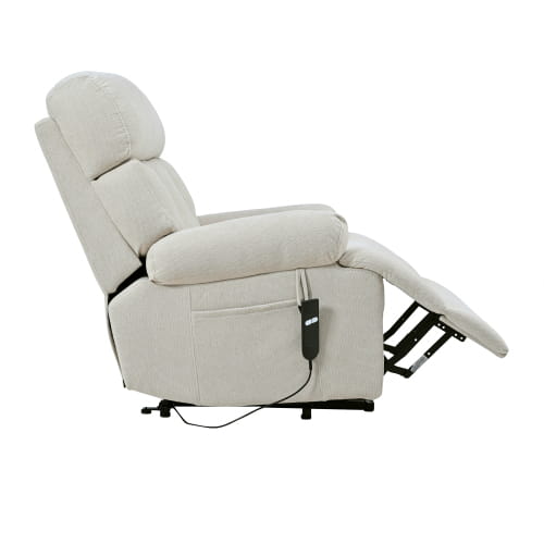 Experience luxury with the oversized power lift recliner chair