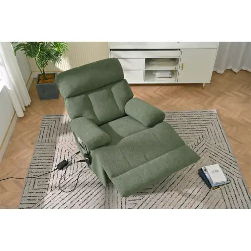 Experience luxury with the oversized power lift recliner chair