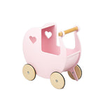 Wooden doll stroller for pretend play — product image 8