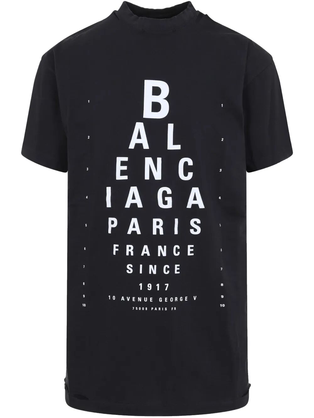 Balenciaga Women Optical Artwork Oversized T-Shirt - Maven Couture IncTops / Tee Shirts